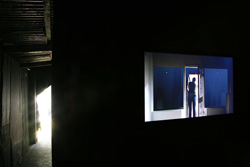 Installation including sculpture, video, painting, bookwork, animation